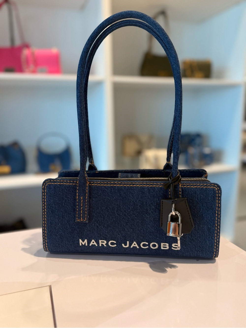 NWT Marc Jacobs Satchel / Shoulder Bag - Dark Denim